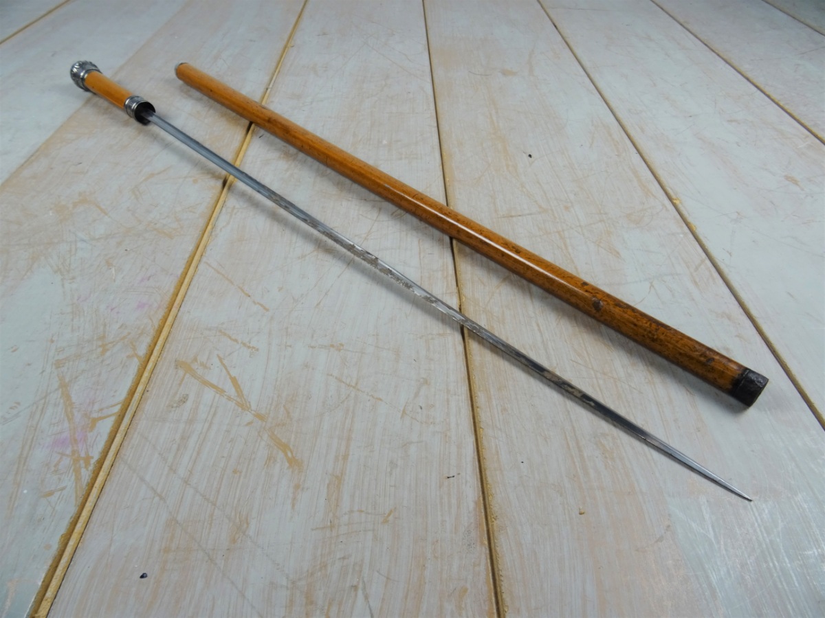 A Fine Quality 19th C Walking Stick Sword Stick (12).JPG